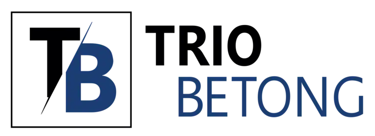 Tro Betong Logo - svart og blå