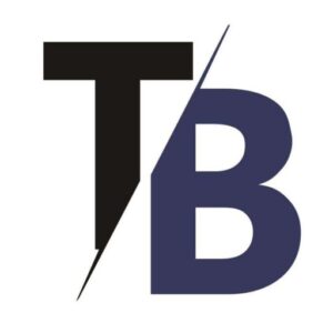 Trio Betong logo - svart og lilla